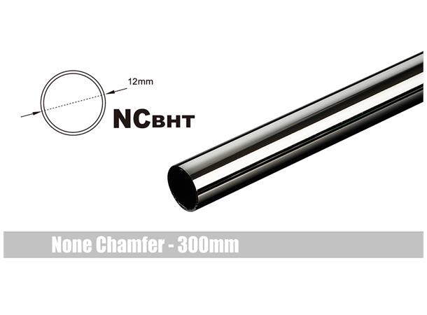 Bitspower Brass Hard Tubing 12mm OD, Black Sparkle - 300mm
