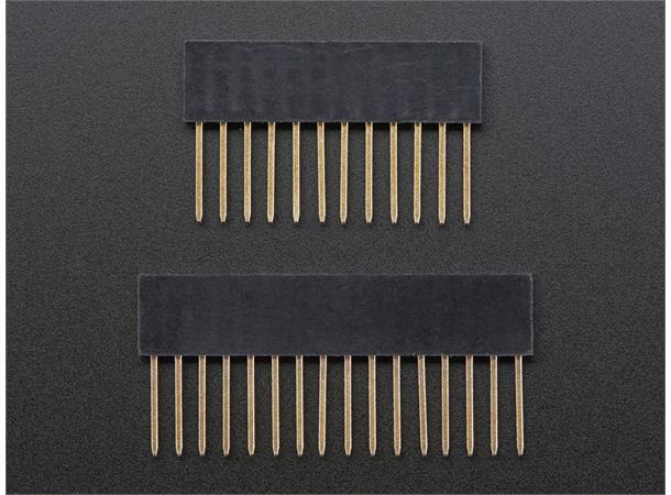 Feather Stacking Headers 12-pin and 16-pin Female Headers