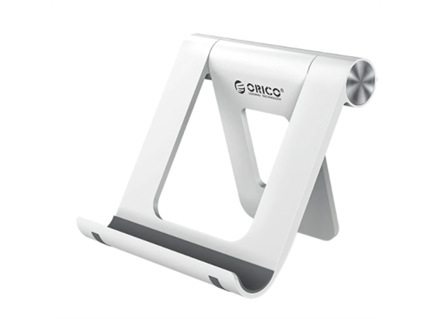 ORICO 2 i 1 telefon- og nettbrett-stativ I ABS- og silikonmateriale, hvit