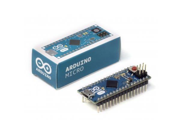 Arduino Micro m/intern USB kommunikasjon ATmega32u4, 20 digital input/output