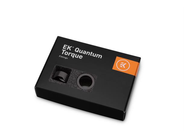 EK-Quantum Torque Compression Ring 6-Pk HDC 16, Sort, 6-pk, til rør