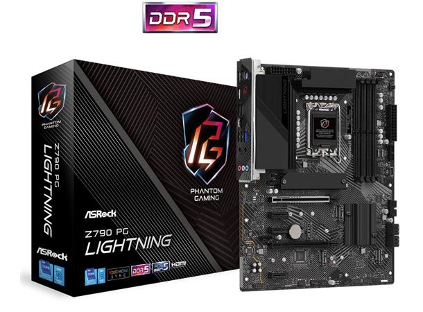 ASROCK Z790 Phantom Gaming Lightning LGA1700, 4 x DDR5, 2.5 Gb, ATX