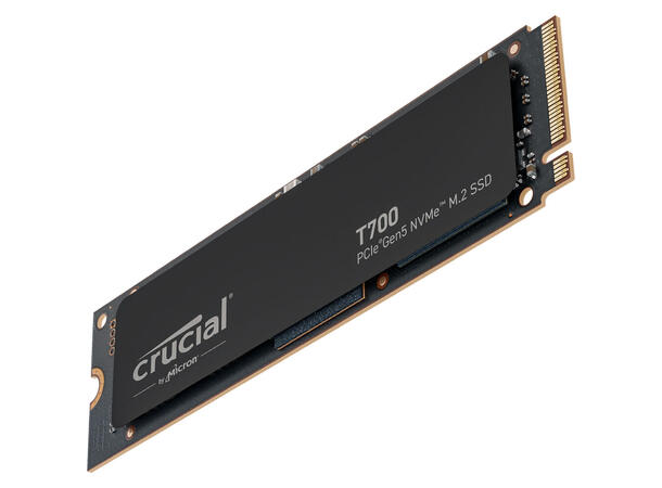 Crucial T700 1TB PCIe Gen5 NVMe M.2 SSD PCIe 5.0, NVMe 2.0, 11700/9500MB/s