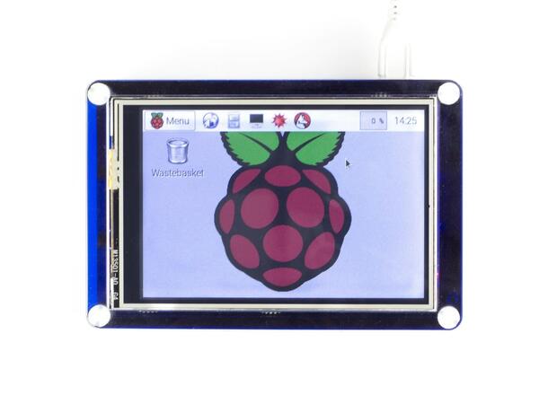 PiTFT Pibow+ for 2.8" & 3,5" skjerm Skjerm-case for Raspberry Pi 3 / 2 / B+