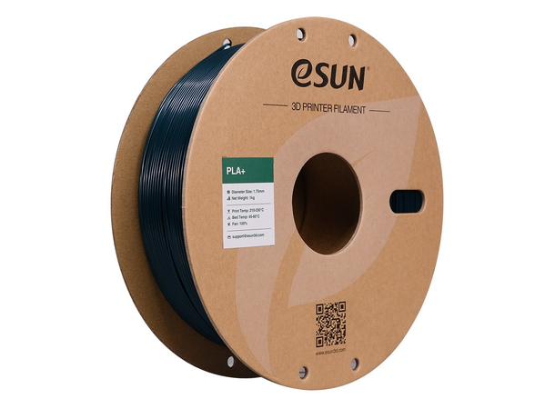 eSUN PLA+ 1.75mm - Grønn Vekt filament: 1kg