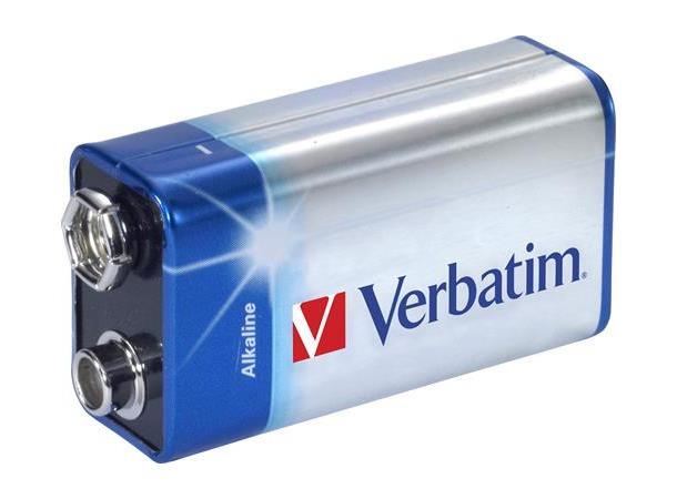 Verbatim batteri, 9V/6LR61 Alkaliskt, 1 stk