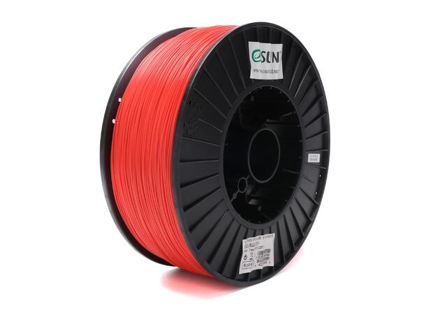 eSUN PLA+ 1.75mm - Rød Vekt filament: 3kg