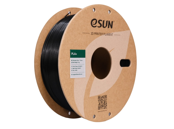 eSUN PLA+ 1.75mm - Svart Vekt filament: 1kg