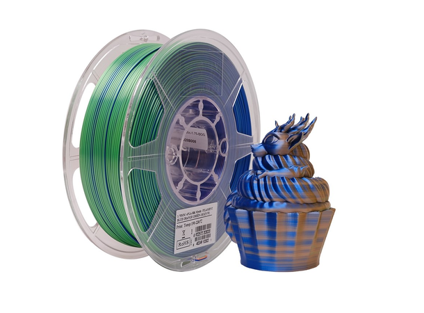 eSUN ePLA-Silk Mystic- Blue/Orange/Green Vekt filament: 1kg