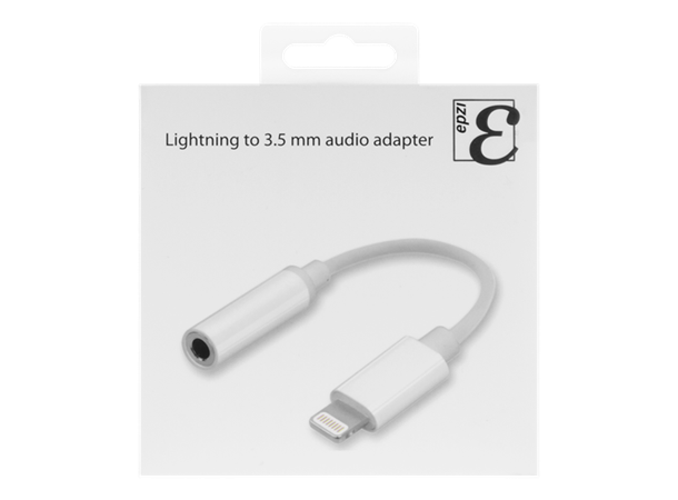 Lightning til 3,5 mm lyd -bruk headset jack på iphone