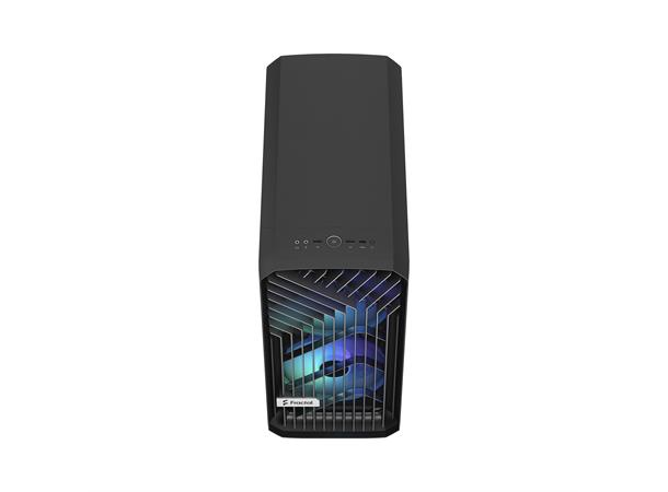 Fractal Design Torrent Compact Black RGB Light Tint Glass, 2x 180mm front
