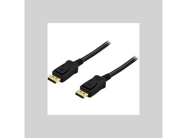 5K DisplayPort kabel 1,3, DP M-M, 1m 1m, v1.3 - 5Kx3K@60Hz, svart