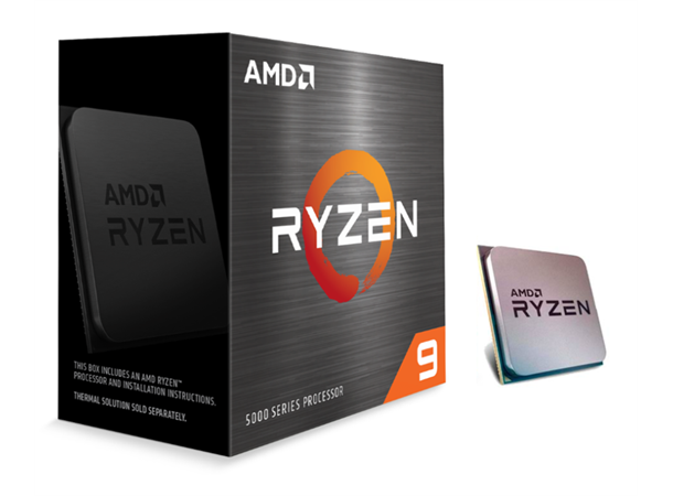 AMD Ryzen 9 5900X Prosessor Socket-AM4, 12-kjerner, 24-tråder