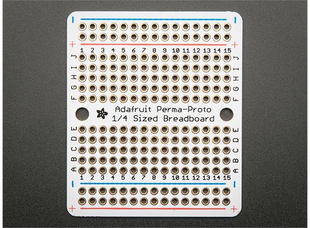 Adafruit Quarter-sized Breadboard PCB Perma-Proto, 3 Pakk.