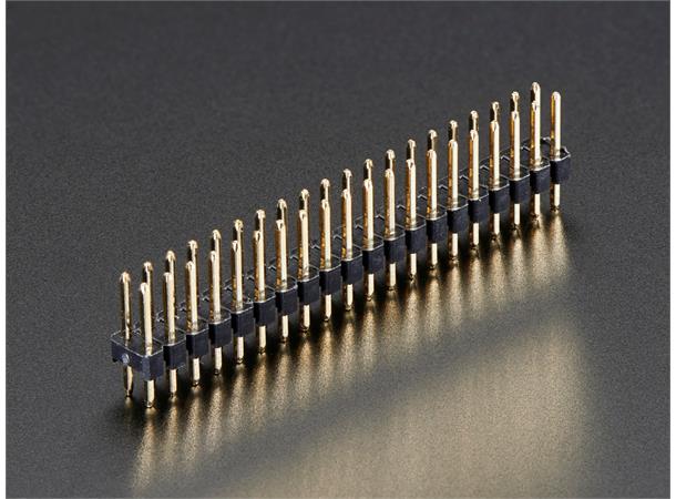 Break-away 0.1" 2x20-pin Strip Dual han- Header