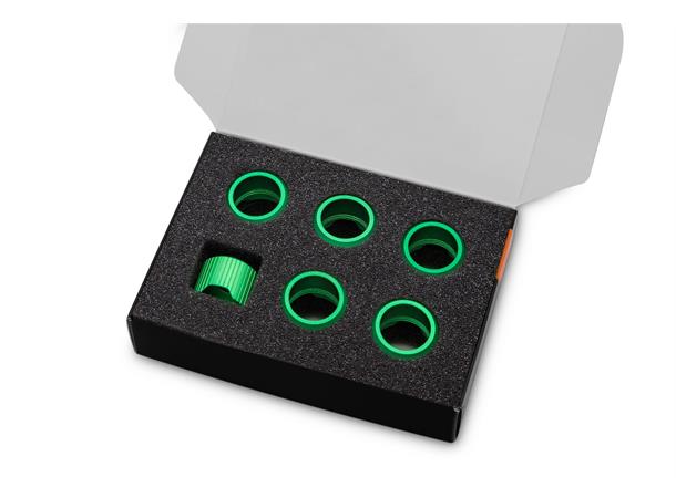 EK-Quantum Torque Compression Ring 6-Pk STC 16, Grønn, 6-pk, til slange