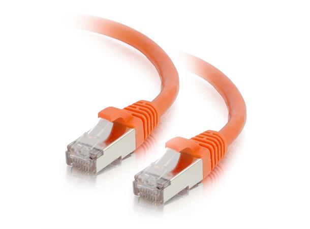 Nettverkskabel S/FTP Cat6a 5m Orange 5m, 500MHz Delta-certified, PIMF, LSZH