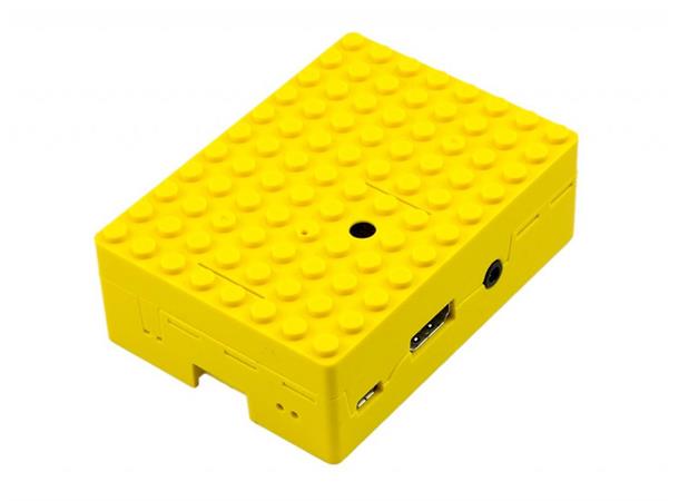 Raspberry Pi Blox Lego Case, Yellow - for Pi 3(B), 2(B) & B+