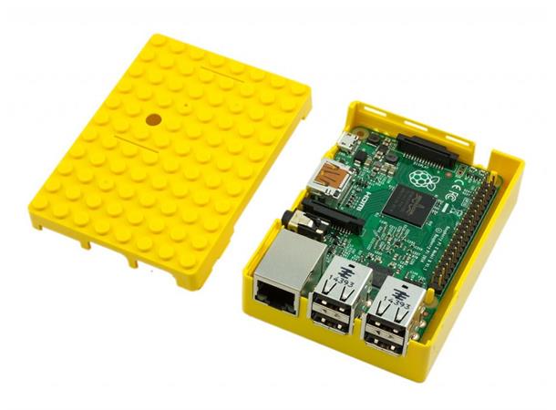 Raspberry Pi Blox Lego Case, Yellow - for Pi 3(B), 2(B) & B+