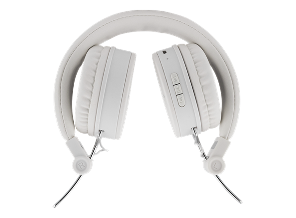 STREETZ sammenleggbart Bluetooth-headset Behagelig, lukket headset, hvit