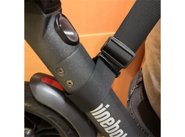 Skulderstropp m/spenne for sykkel For enkel transport av sykkelen