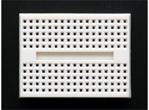 Tiny breadboard (170 tie-points) 35 x 45 mm, 20-29AWG wire range
