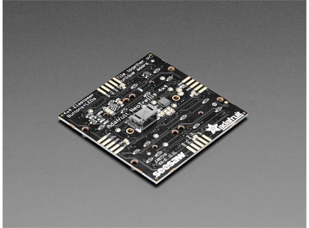 Adafruit NeoTrellis RGB Driver PCB Kretskort med 4x4 kontaktpads