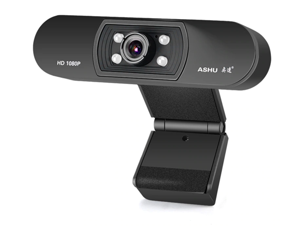 Ashu FullHD USB Webcam m/ manuell fokus 1920x1080, 2MP