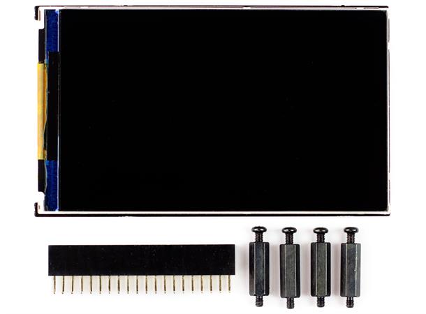 HyperPixel 4.0" IPS Touch Display for Pi 800x480, for Raspberry Pi med 40-pins