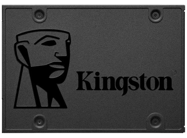Kingston A400 480GB 2.5" SSD SATA 3.0, 2.5", TLC, opp til 500/450/s