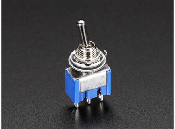 Mini Panel Mount SPDT Toggle Switch Easy install - fits into any 6mm hole