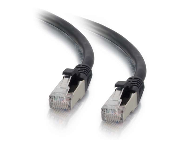 Nettverkskabel FTP Cat6a 15m Svart 15m, 500MHz Delta-certified, PIMF, LSZH