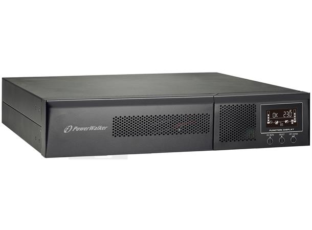 PowerWalker UPS VFI 1500 RMG PF1 Online, 1500VA 1500W, Hot Swap Batteries