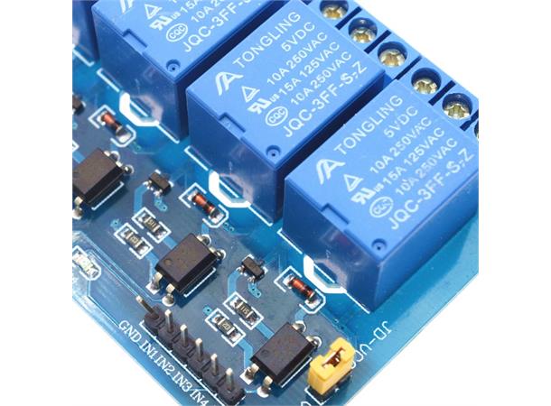 5V 4-Channel Relay Module Shield Relay output maximum DC30V 10A