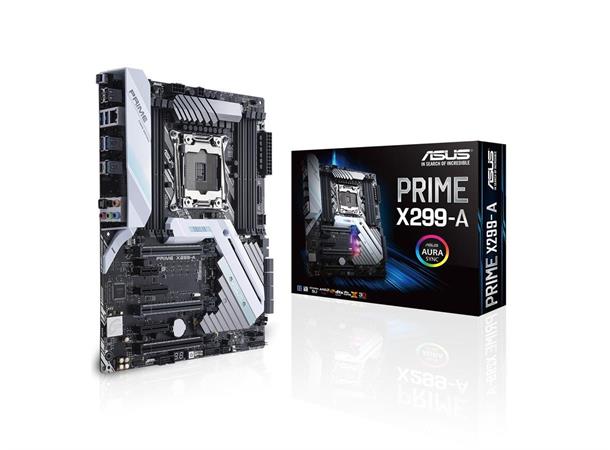 ASUS Prime X299-A II, Socket-2066 ATX, X299, DDR4, 3xPCIe-x16, SLI/CFX,