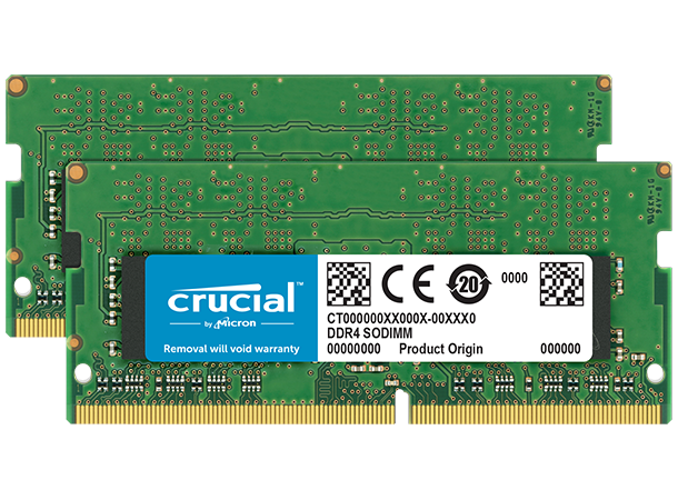 Crucial DDR4 2400MHz 8GB SODIMM 2x4GB 2400MHz (PC4-19200)