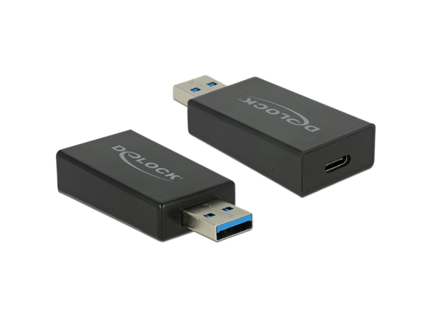 DeLock USB 3.1 USB-A til USB-C USB-A Han til USB-C Hunn