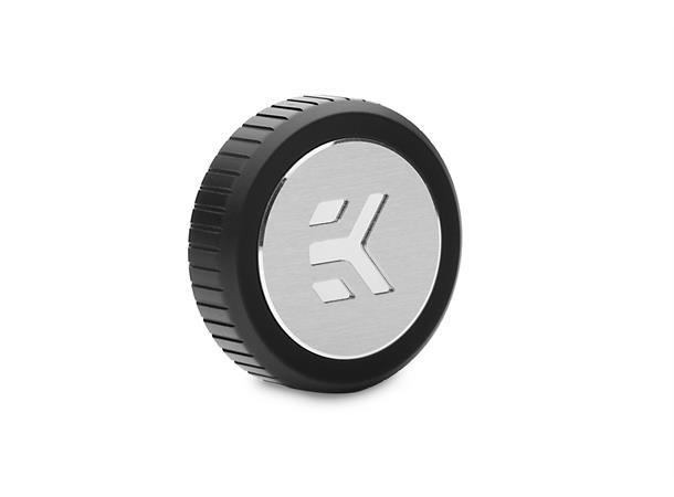 EK-Quantum Torque Plug w/Badge - Sort Plugg med EK-logo, G1/4", sort