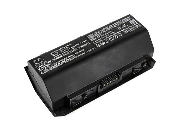 Erstatningsbatteri til Asus G750-serien 71Wh Li-ion 14.8V 4800mAh Black