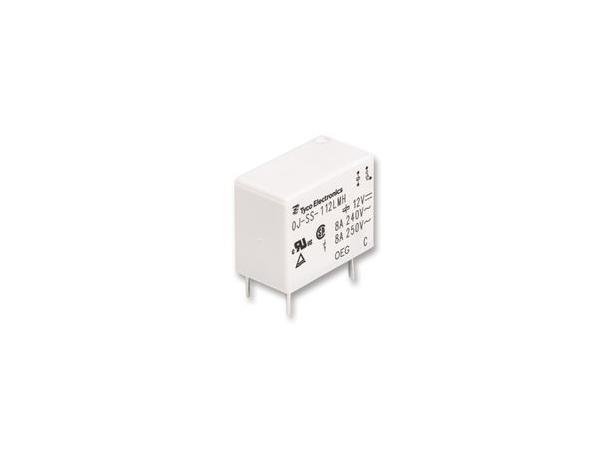 General Purpose Relay, 5 VDC, 5 A OJT Series, Power, Non Latching, SPST-NO