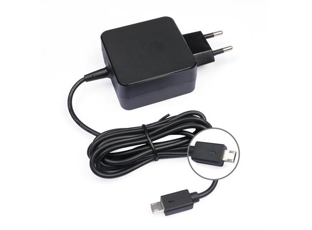 Lader til Asus, 33W 19V 1.75A Plug: Square Tip Micro USB