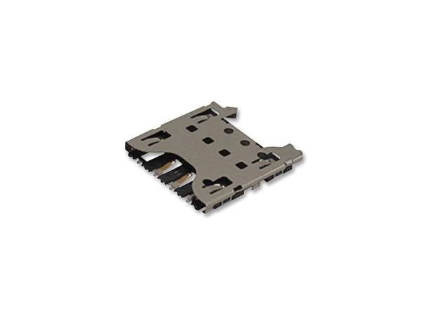 Memory Socket, 78723 Series, Micro SIM 6 Contacts, Copper Alloy, Gold Plated