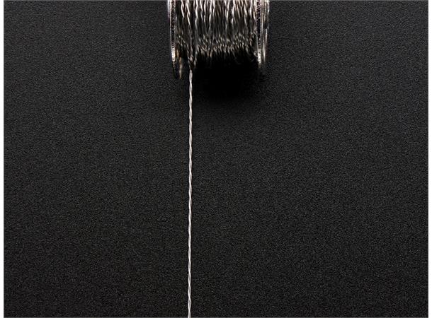 Stainless Thin Conductive Thread, 23 m 0,2mm thick, 2 ply, 1.3 ohm per inch