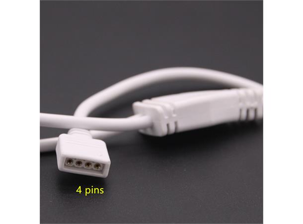 4-pin RGB Connector 1 to 2 Splitter White, Share the power