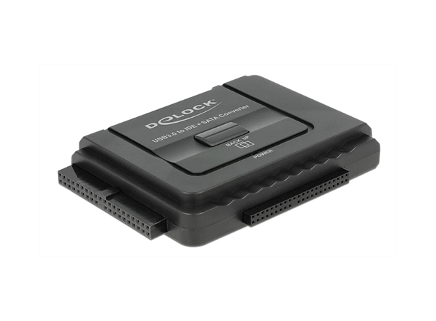 DeLock USB 3.0 til SATA / IDE Adapter m/strømforsyning, for 2.5"/3.5"