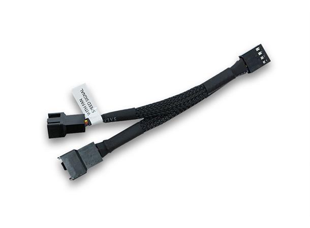 EK-Cable Y-Splitter 2-Fan PWM (10cm) splitt 1-2 3/4-pin