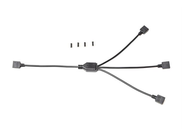 EK-Loop D-RGB 3-Way Splitter Cable D-RGB, 3 enheter på 1 utgang