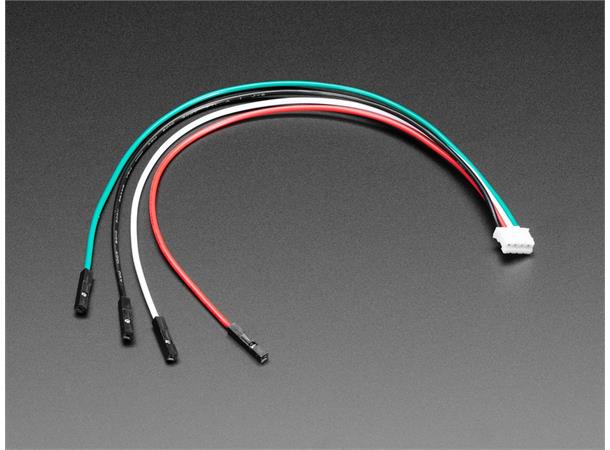 JST PH 4-Pin til hun- Socket kabel I2C STEMMA kabel - 200mm