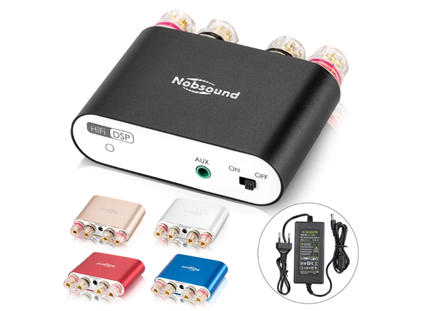 Nobsound NS-10G PRO Amp, 2x50W (TPA3116) Bluetooth 5.0 & AUX input, sort