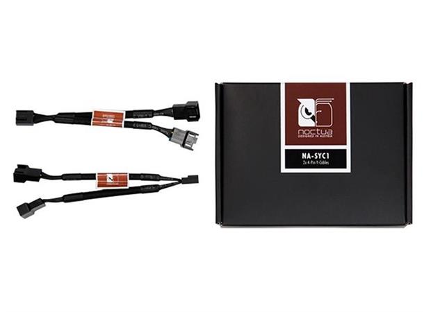 Noctua NA-SYC1 Sleeved Y-Cable 2x Y-Cable/Splitter, 4-pin PWM Fans